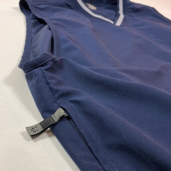 Nike Mens Golf pullover vest with 2 zipper pockets navy blue size large - Picture 8 of 11